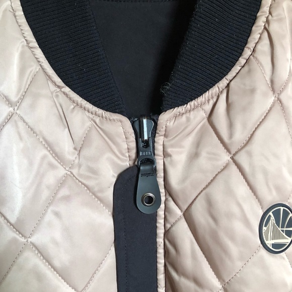 NBA Golden State Warriors Basketball Reversible Bomber Jacket - Picture 9 of 16